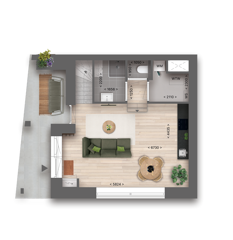 mediumsize floorplan